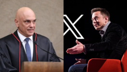 Alexandre de Moraes e Elon Musk