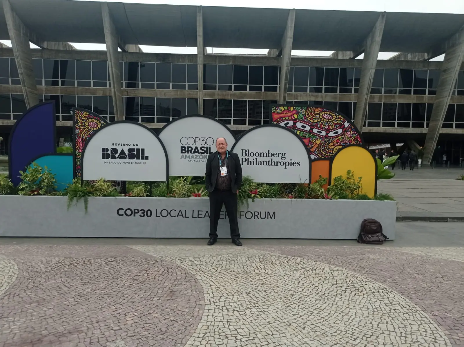 Presidente da FMA, Isac Braz da Cunha, representou o prefeito Eduardo Siqueira Campos no Fórum de Líderes Locais da COP30 no Rio de Janeiro – Foto FMA
