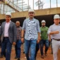 F2-Governador Wanderlei Barbosa vistoriou nesta segunda-feira, 15, as obras da Escola de Tempo Integral de Luzimangues, que está com 44,29% de execução. foto-Aldemar Ribeiro-GovTO