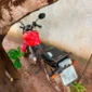 Motocicleta usada no crime foi apreendida com o suspeito
