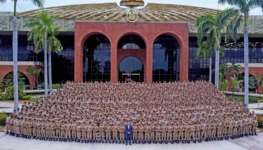 F1-Governador Wanderlei Barbosa com novos aprovados concurso PM-Foto-Tomaz Neto-GovTO