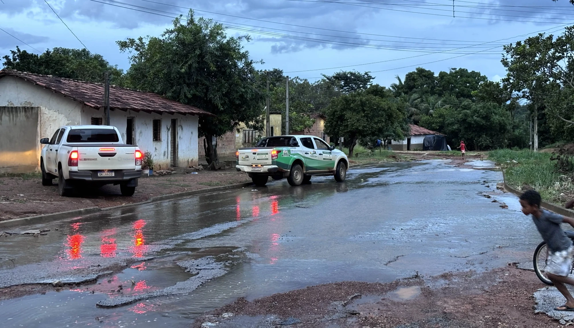 F1-Governo acompanha situação de moradias após rompimento de barragem em Santa Rosa do Tocantins e avalia impactos causados pelas fortes chuvas-Divulgação SECIHD-GovTO
