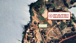 F2- Área onde será construída a Escola Superior do Corpo de Bombeiros Militar do Tocantins, nas proximidades d