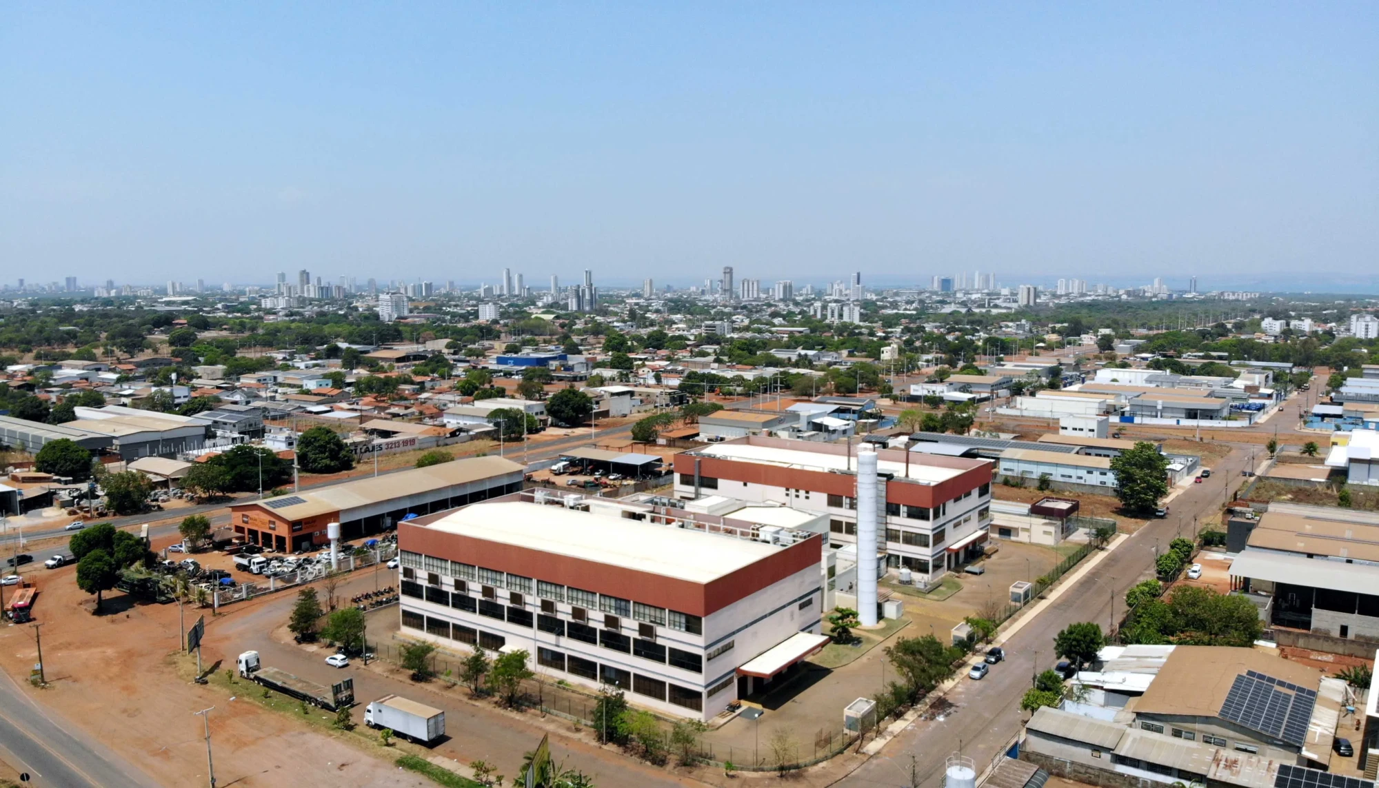 F6- Dados indicam um desempenho consistente do setor, acima da média nacional - foto drone-Adilvan Nogueira