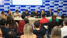 Reunião aconteceu na tarde desta segunda-feira, 9, no auditório da Superintendência do Ministério da Saúde no Tocantins (1)