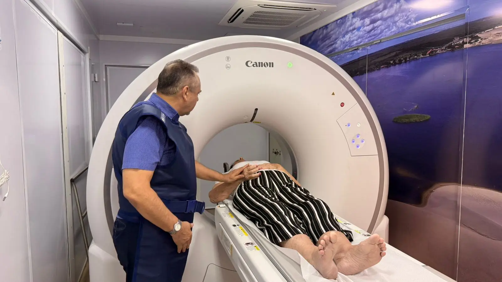 Atendimentos são realizados em pacientes com pedidos de tomografia já cadastrados no setor de Regulação - Gabriela Letrari