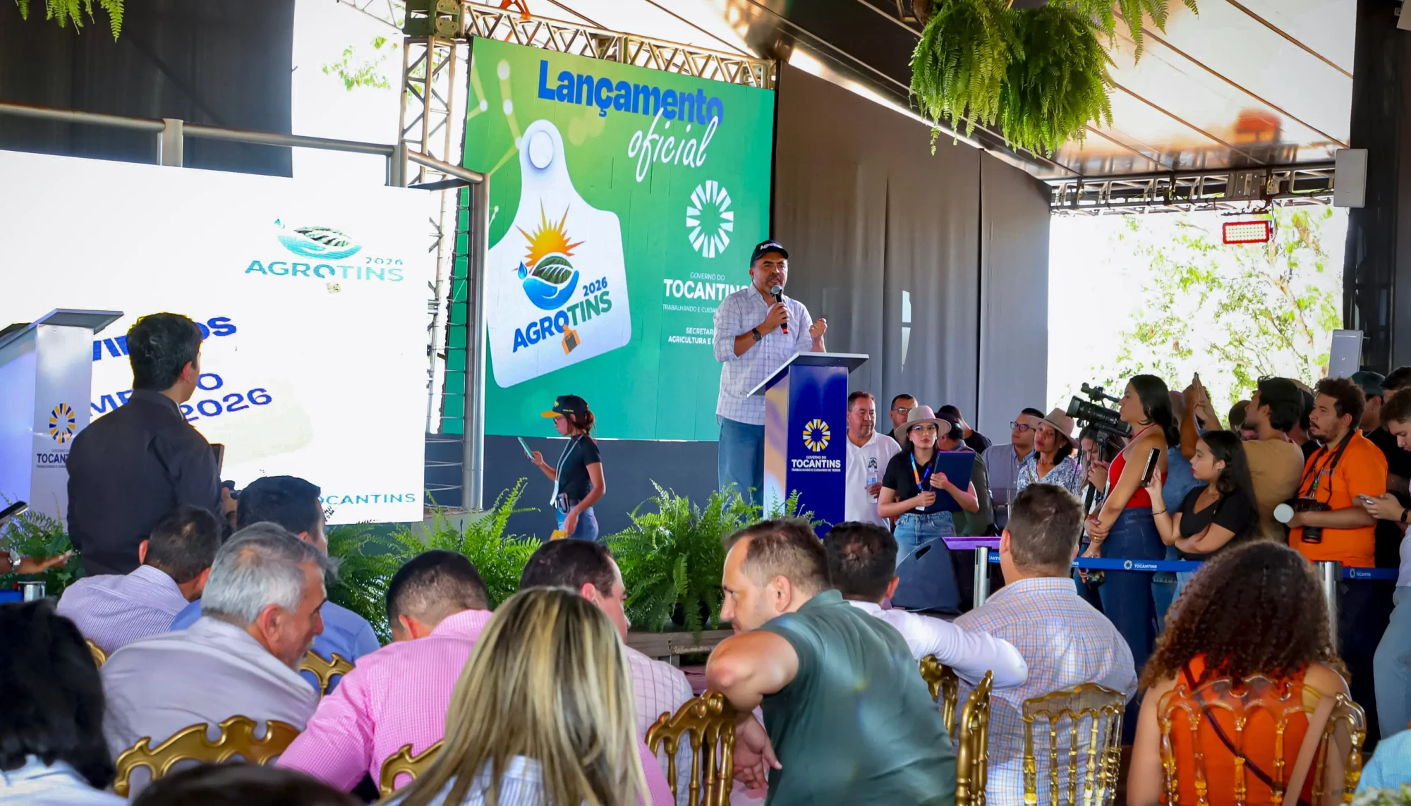 F1-Governador Wanderlei Barbosa lança oficialmente Agrotins 2026 durante evento em Cariri – Foto- Antonio Gonçalves-Governo do Tocantins