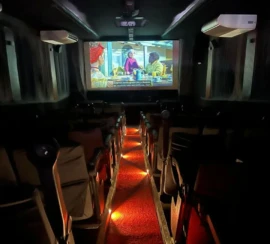 O Cine itinerante traz sucessos do cinema em cartaz