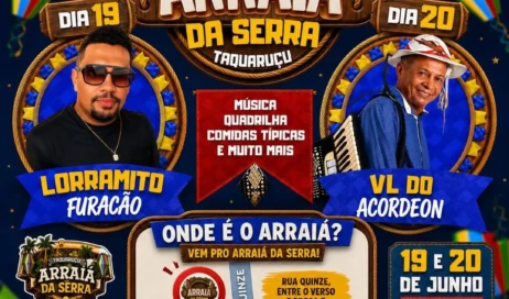 🌽 O Arraiá da Serra já tem data marcada e o destino da sua diversão também! 🎶✨Nos dias 19 e 20