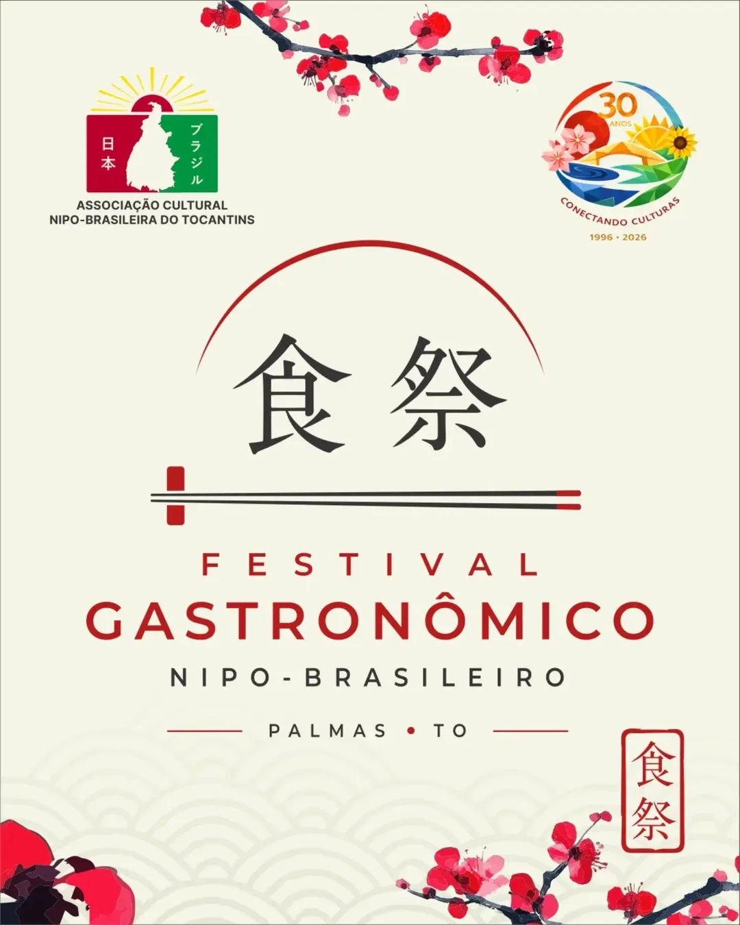 🎌Confira a programação do Festival Gastronômico Nipo-Brasileiro! A contagem regressiva começou