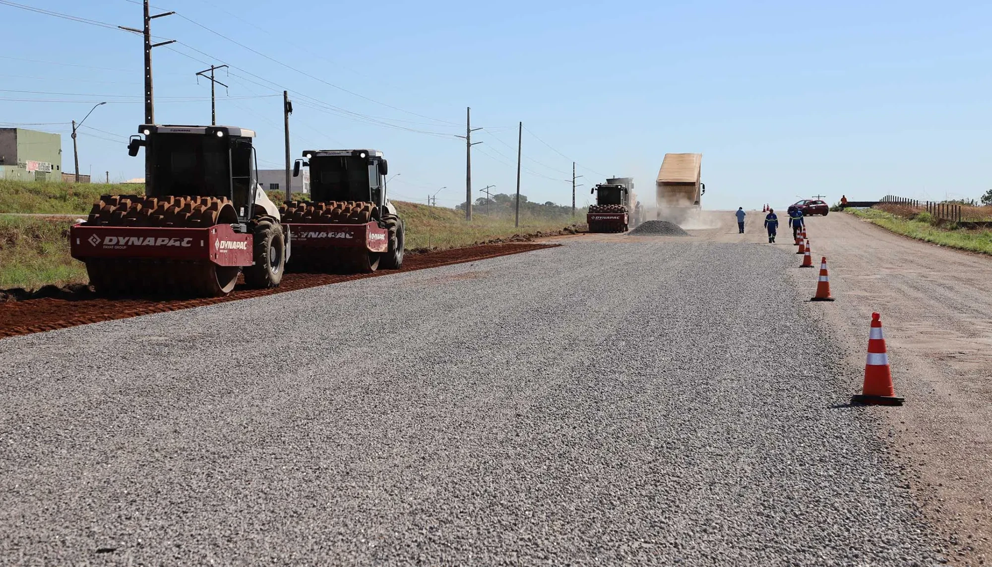 F9–Serviços de preparação e recuperação da estrutura do pavimento marcam o início das obras na região sul de Palmas. foto Aldemar Ribeiro