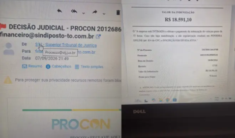 ALERTA DE GOLPE PROCON TO