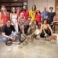 Foto 01 Vivência de Musicoterapia Ancestral, unindo musicalidade da capoeira e técnicas da musicoterapia, realizada durante o festival Elo-ha, pelos professores Caccau e Felix - 2