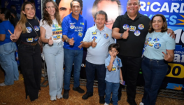 Gaguim reforça que objetivo da política é cuidar das pessoas durante reunião de Vilmar Oliveira e lançamentos de Léo Barbosa e Vanda Monteiro - 5